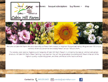 Tablet Screenshot of cabinhillfarm.com